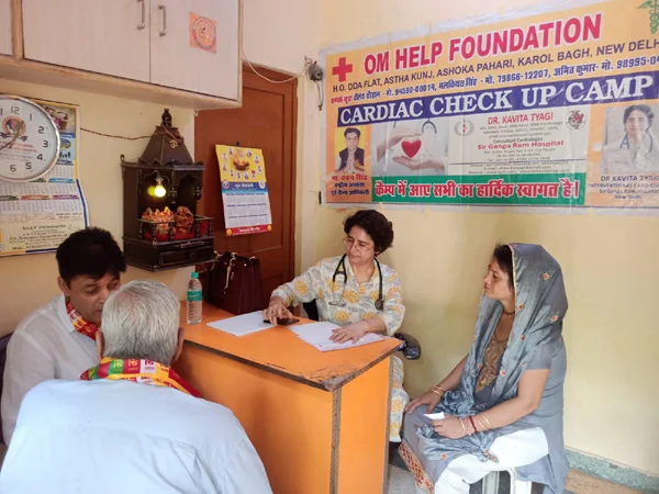 42nd Free Heart Checkup Camp by Om Help Foundation