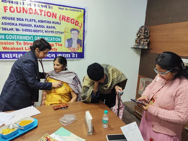 Camp At Shivashray Old Age Home Rohini